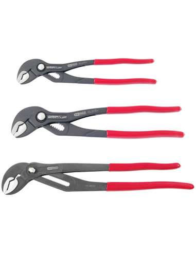 KS Tools - Lot de 3 pinces multriprises à verouillage 10", 12", 16"