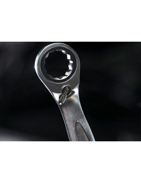 KS TOOLS - JEU DE 10 CLÉS MIXTES À CLIQUET REVERSIBLE GEARPLUS