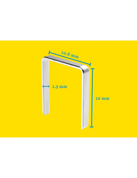 Rapid 140/12mm Galva Boîte de 5000 Agrafes