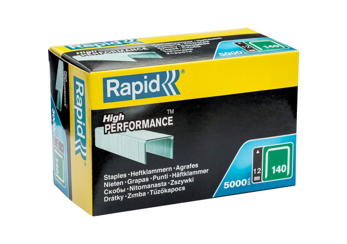 Rapid 140/12mm Galva Boîte de 5000 Agrafes