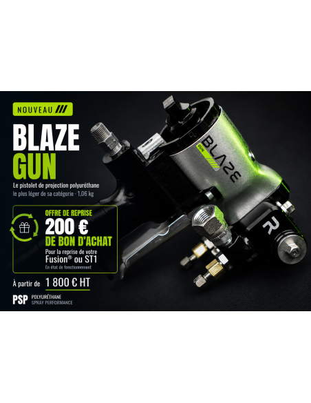 Pistolet de Projection Blaze Gun – Polyuréthane Ultraléger